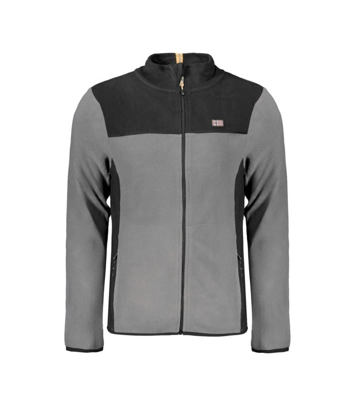 Norway M forro polar con cremallera GRIS/NEGRO