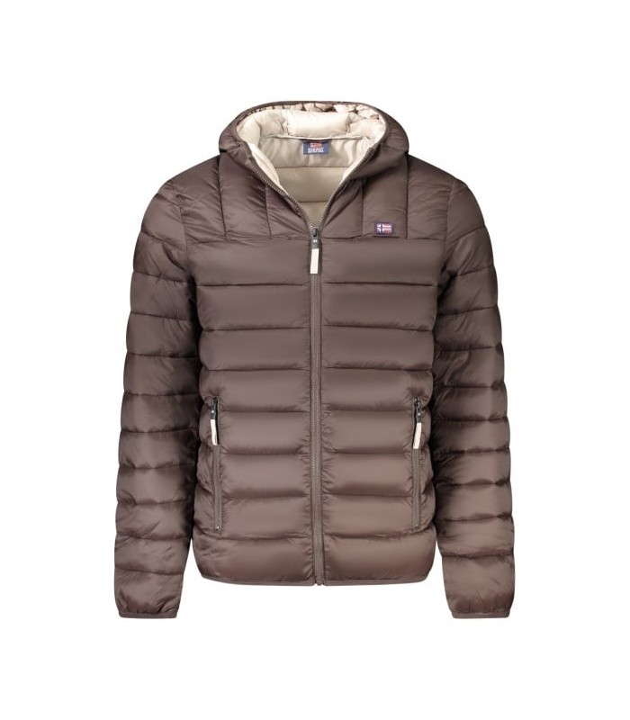 Norway chaquetón con capucha M - Marrón