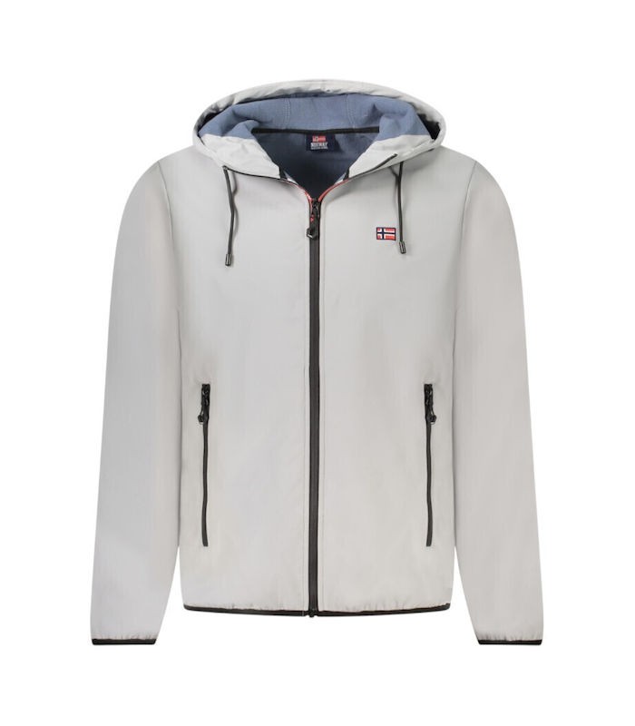 Norway chaqueta SOFT SHELL M con capucha - Gris/Azul