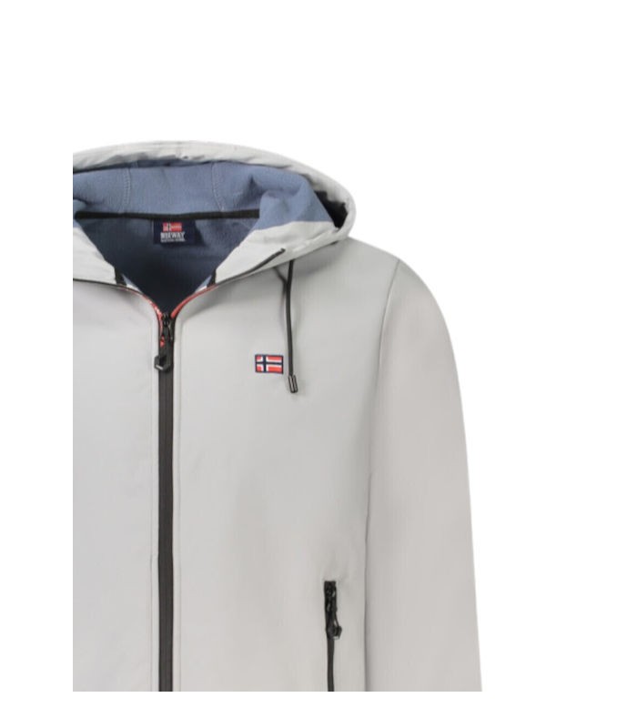 Norway chaqueta SOFT SHELL M con capucha - Gris/Azul