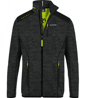 Norway chaqueta técnica M con cremallera y bolsillos - Negro/Lima