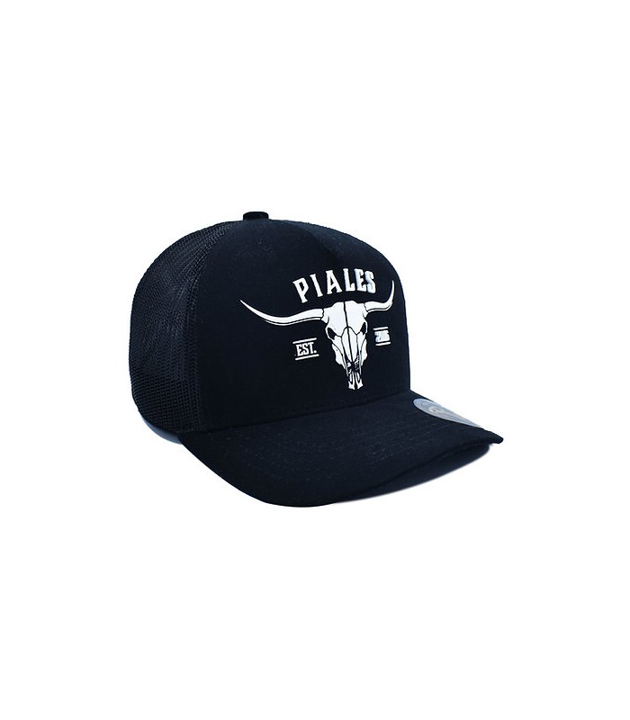 PIALES gorra Longhorn Negro BSC-07