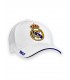 REAL MADRID gorra blanco escudo bordado JR