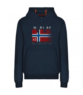 Norway sudadera M con capucha Navy