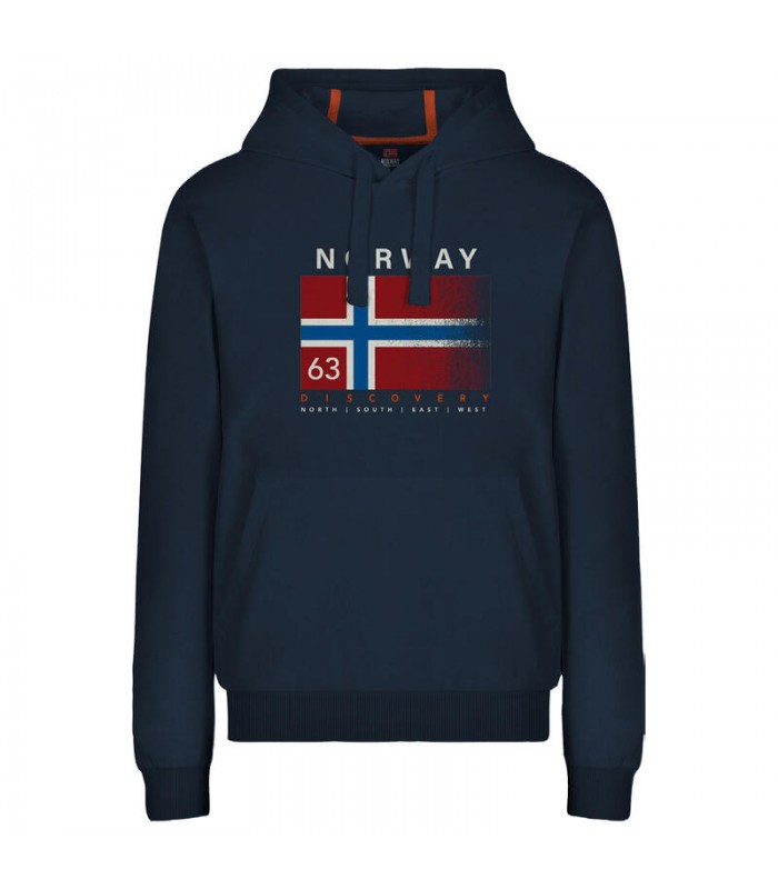 Norway sudadera M con capucha Navy