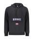 Norway sudadera canguro M Black