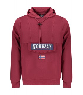 Norway sudadera canguro M Merlot