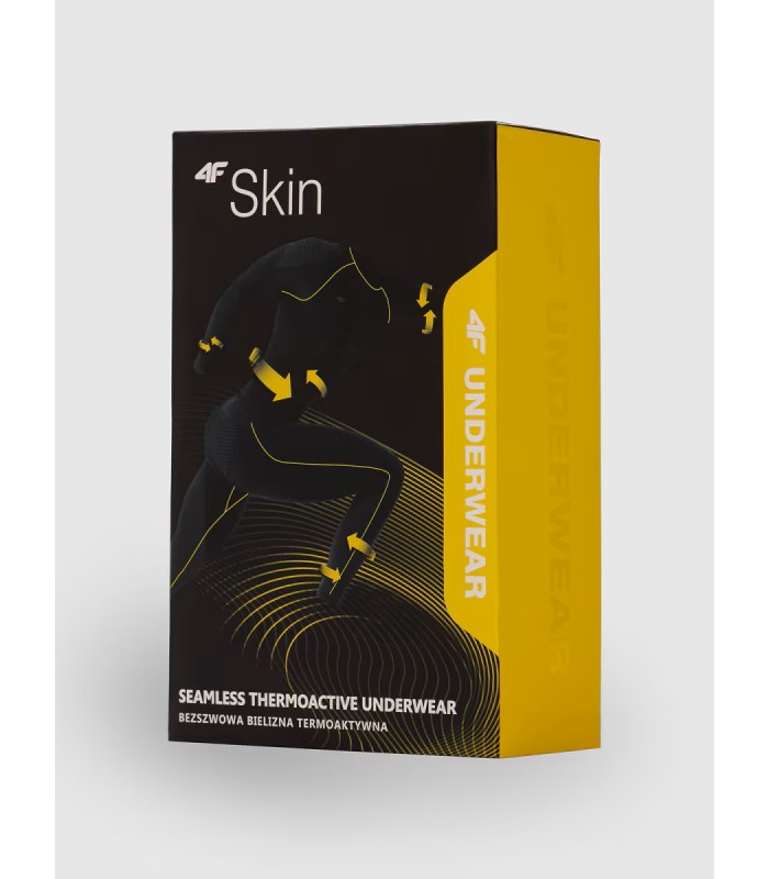 4F Camiseta interior térmica sin costuras para hombre