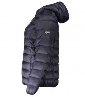Norway chaqueta con capucha W - Negro/Morado