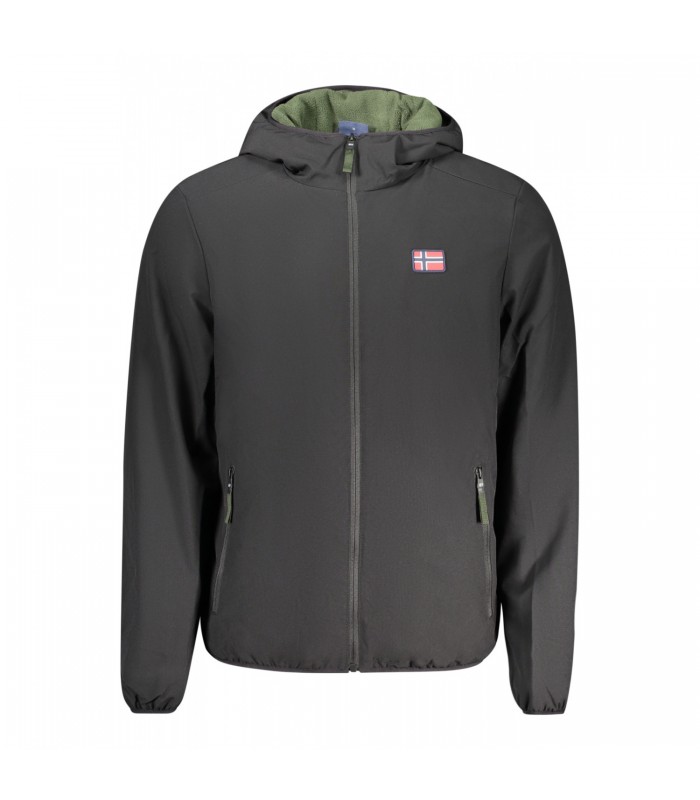Norway chaquetón con capucha - Negro/Kaki