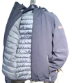 Norway chaqueta M con capucha WATERPROOF - Marino/Azul