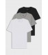 Hugo Boss pack-3 camisetas m/corta - Blanco/Verde/Negro