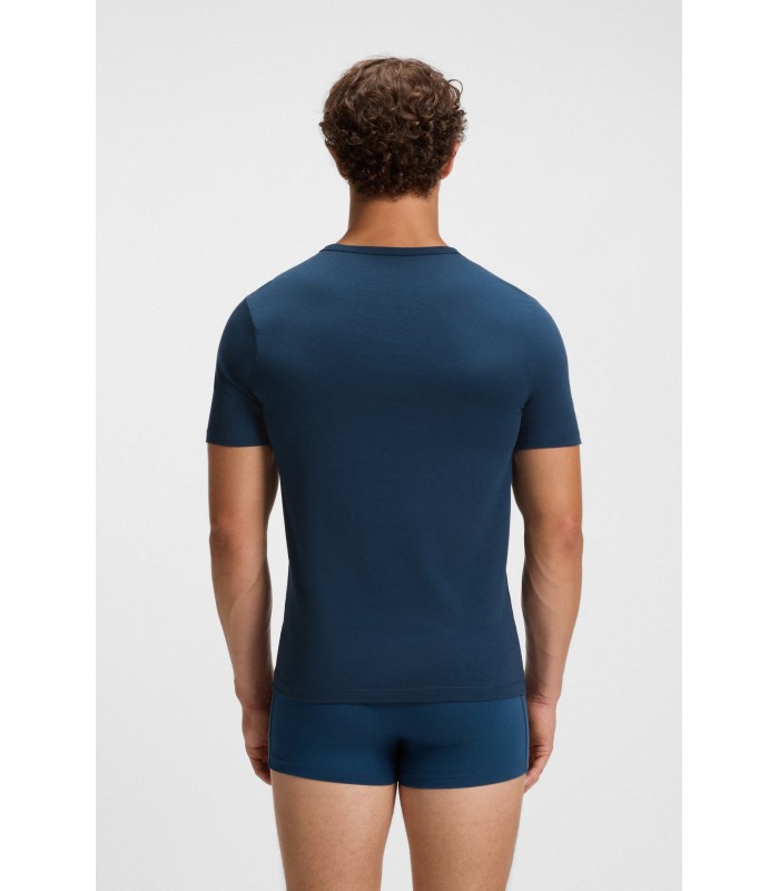 Hugo Boss pack-3 camisetas m/corta - Marino/Petroleo/Cielo