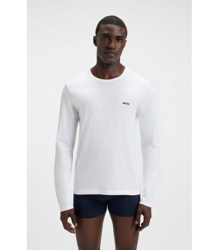 Hugo Boss Pack-3 camisetas manga larga - Granate-Blanco-Marino