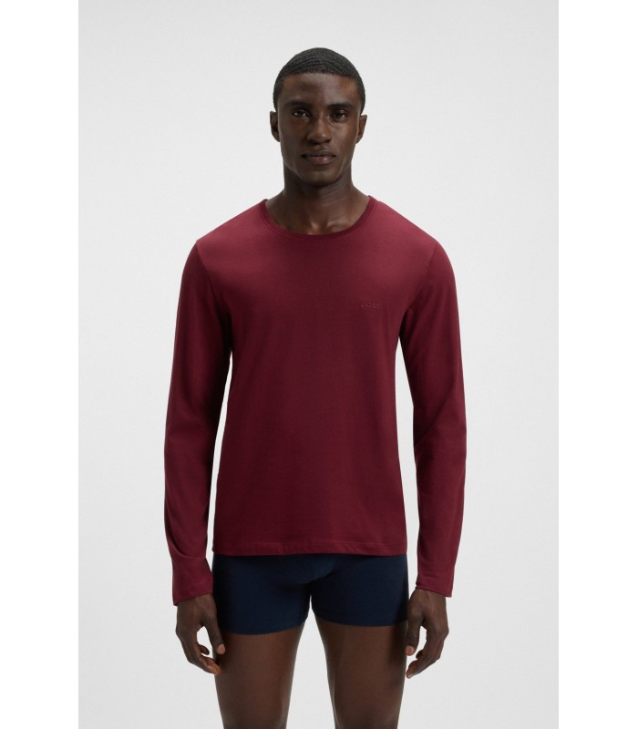 Hugo Boss Pack-3 camisetas manga larga - Granate-Blanco-Marino