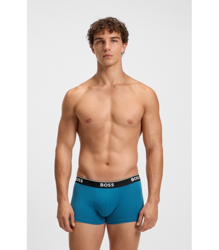 Hugo Boss boxer pack-3 - Azul/Petróleo/Negro