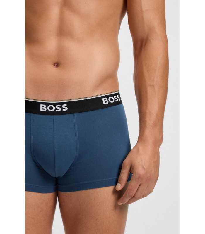 Hugo Boss boxer pack-3 - Azul/Petróleo/Negro