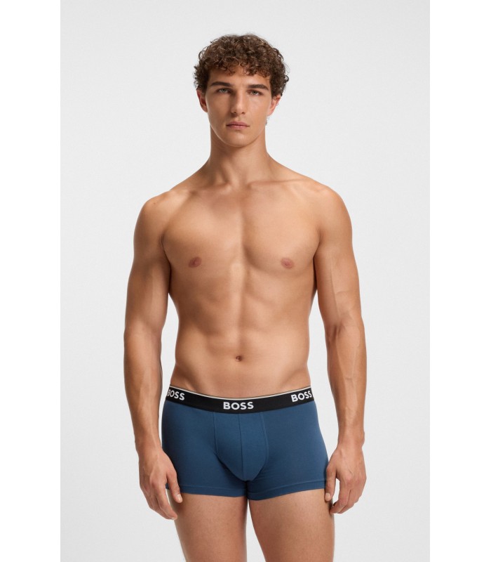 Hugo Boss boxer pack-3 - Azul/Petróleo/Negro