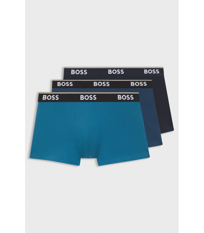 Hugo Boss boxer pack-3 - Azul/Petróleo/Negro