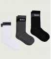 Hugo Boss pack-3 calcetines media caña