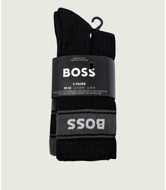 Hugo Boss pack-3 calcetines media caña