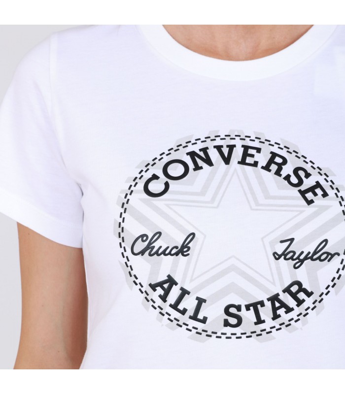 Converse camiseta m/corta W - Blanco