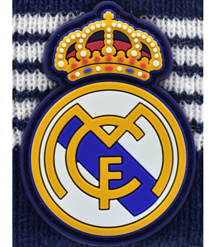 Real Madrid Gorro Franja Blanca - Adulto y Junior