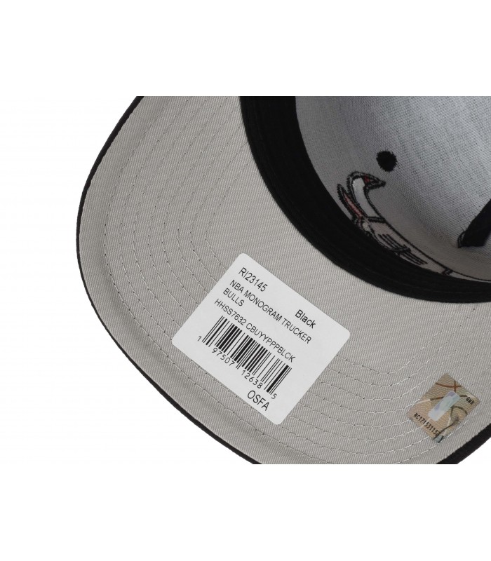 Mitchell & Ness gorra NBA MONOGRAM TRUCKER BULLS