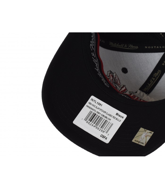 Mitchell & Ness gorra NBA HWC SLAP STICKER CLASSIC RED BULLS