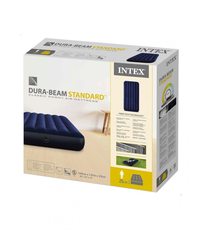INTEX Colchón hinchable individual Standard Classic Downy Twin