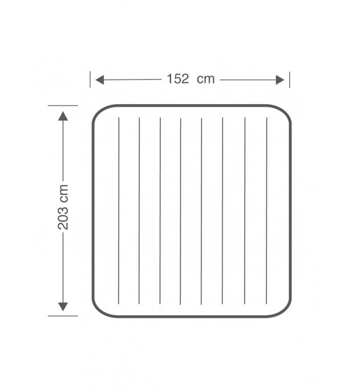 Colchón hinchable doble Standard Classic Downy Queen