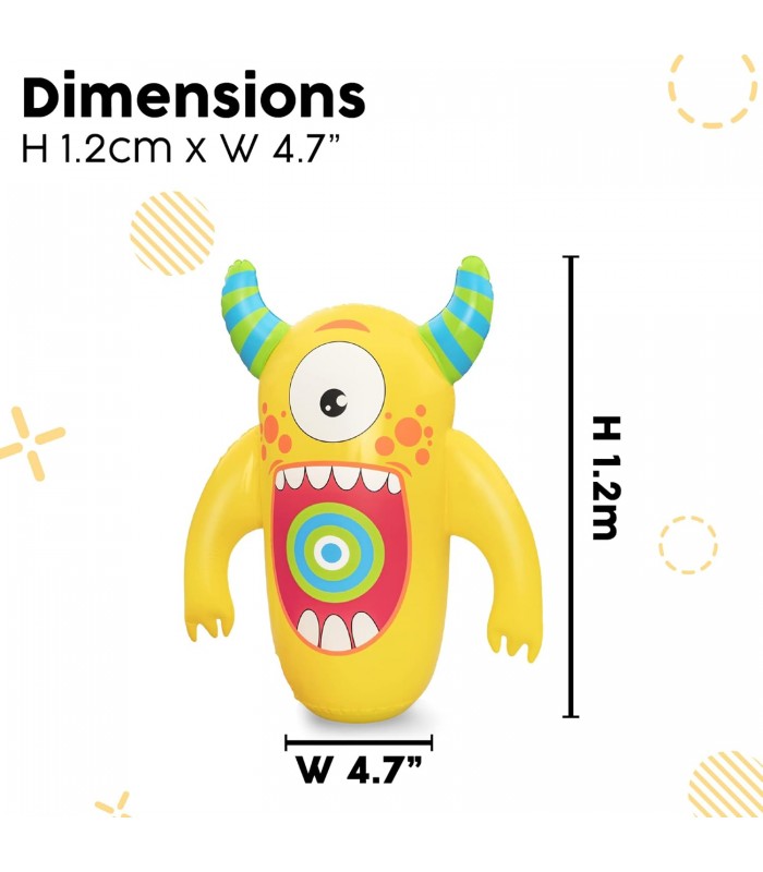 Monster Knockout Bop Bag - Saco de boxeo