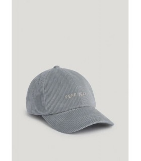 Pepe Jeans gorra de pana con logotipo bordado