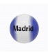BALÓN FÚTBOL AZUL Y BLANCO