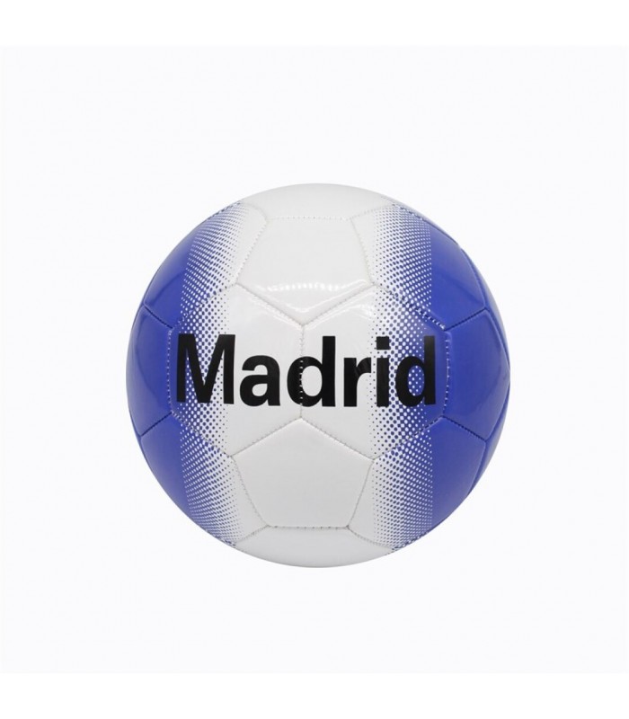 BALÓN FÚTBOL AZUL Y BLANCO