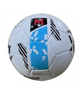 BALÓN FÚTBOL AZUL TURQUESA