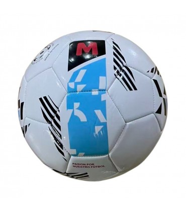BALÓN FÚTBOL AZUL TURQUESA