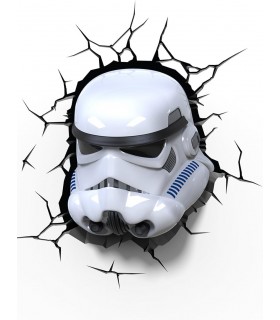 STAR WARS 3D Deco Light Stormtrooper - Lámpara de pared