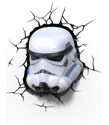STAR WARS 3D Deco Light Stormtrooper - Lámpara de pared