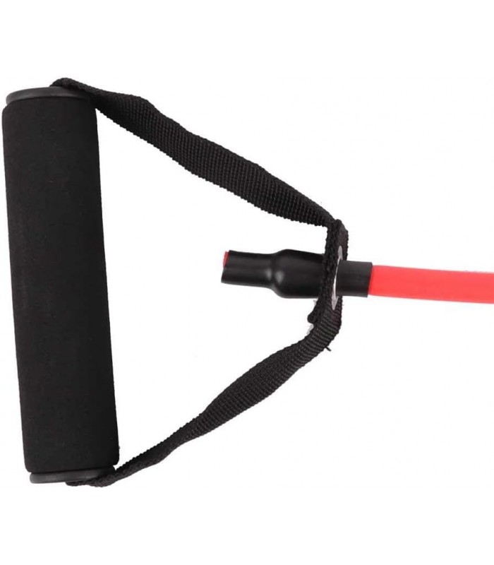 Tubo resistencia látex asas espuma.