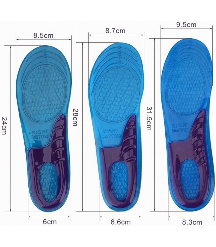 ComfortStep plantillas de silicona RIGHT BOTTOM