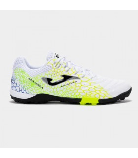 copy of JOMA bota fútbol MAXIMA 2532 BLANCO AMARILLO VERDE TURF