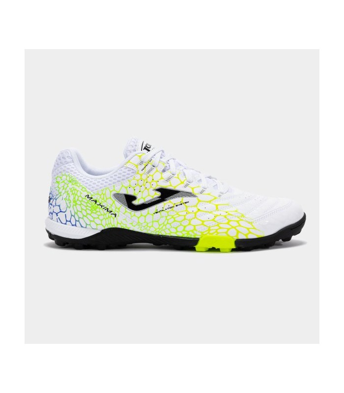 copy of JOMA bota fútbol MAXIMA 2532 BLANCO AMARILLO VERDE TURF