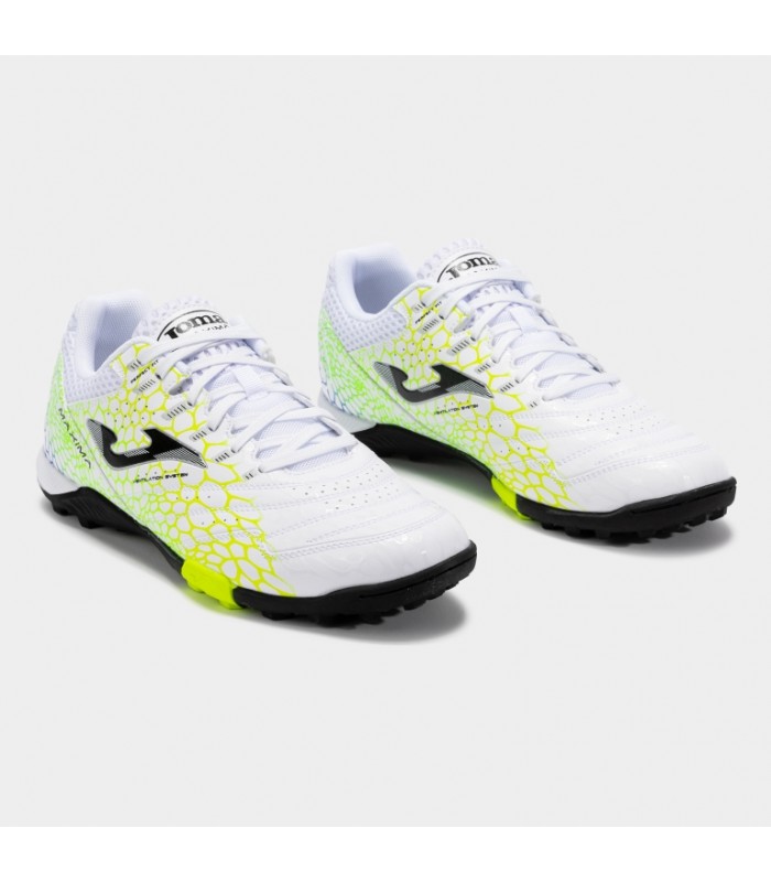 copy of JOMA bota fútbol MAXIMA 2532 BLANCO AMARILLO VERDE TURF