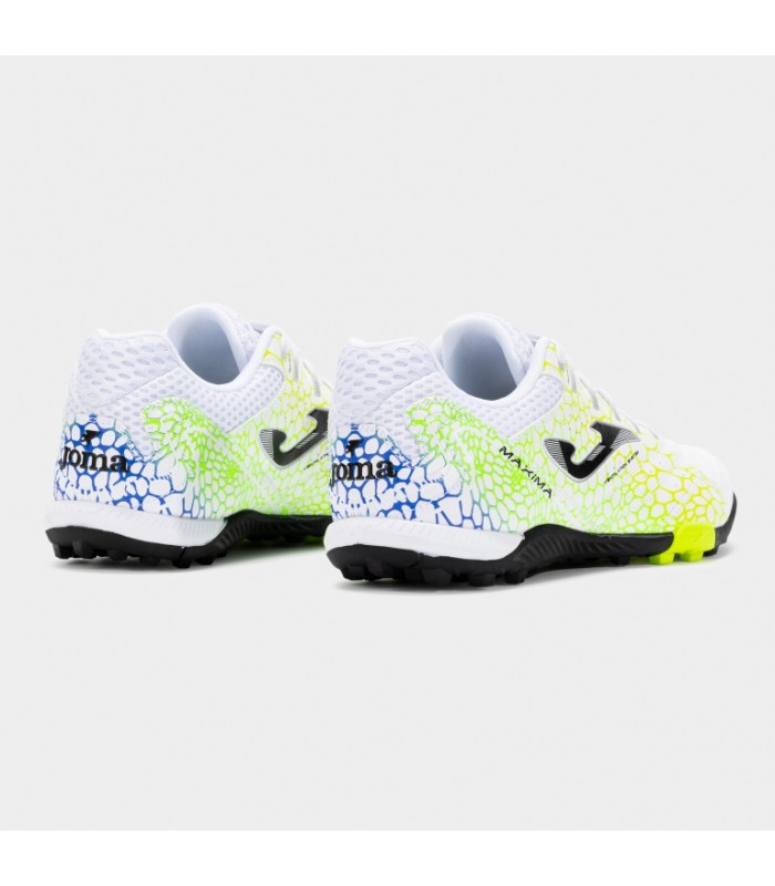copy of JOMA bota fútbol MAXIMA 2532 BLANCO AMARILLO VERDE TURF