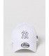 NEW ERA gorra New York Yankees MLB Outline White 9FORTY